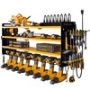 NattyDot Power Tool Organizer Wall Mount with Charging Station, 8