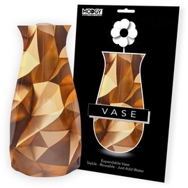 MODGY Jarrón de flores expandible de plástico decorativo moderno para centros de mesa de comedor, decoración de sala de estar, baño, boda, oficina, sabot