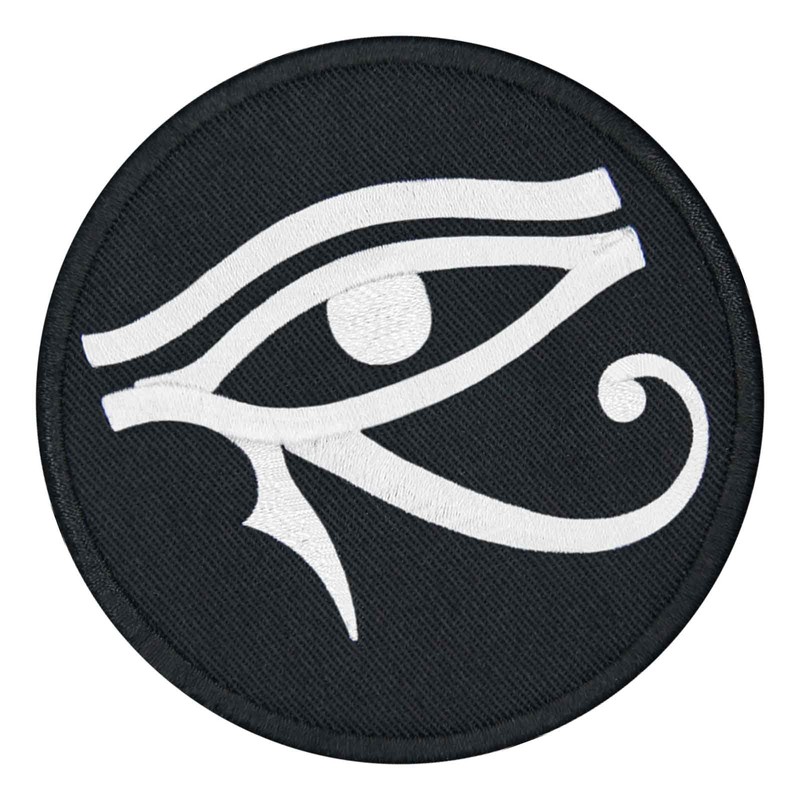 EmbTao The Eye of Horus Wedjat Patch Embroidered Badge Biker