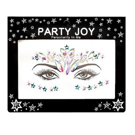 Mermaid Face Gems Rhinestone Face Stickers for Women Face Crystals Stick On Eye Glitter Stickers Rave Festival Accessories for Women 3D Rhinestone Stickers Face Decorations for Carnival Party