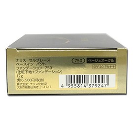 Naris Cell Grace Base-In Pact Foundation 750 (Refill) (0.4 oz (12 g) *Case Sold Separately