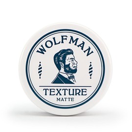 Wolfman Men's Pomade Textured Matte Hair Wax Wolfman-TEXTURE MATTE Refreshing Bittermint Scent Matte Texture