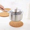 160 * 10mm Round Coaster Wooden Trivet Pot Mat, Heat
