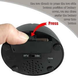 Recordable Button Sound Buttons 30 Second Voice Record Button Dog Buttons Talk for Pet Training Communication Games Study Recording Important Things List.