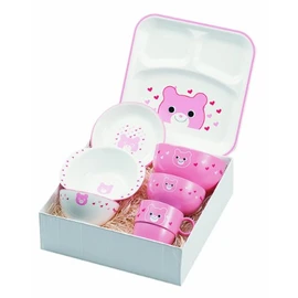 Hug me 7-Piece Bear-Resistant Dinnerware Set Y15244