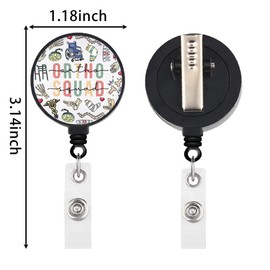 KUIYAI Orthopedic Doctor Badge Reel Orthopedic Department Skeleton Merch Ortho Squad Badge