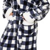 Devirld Plush Robes Fleece Womens Robe, Fuzzy Fluffy Women's Bathrobe