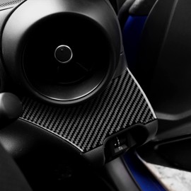 AIRSPEED Accessories for Toyota GR86 ZN8 Subaru BRZ ZD8 2021 2022 2023 2024 Real Carbon Fiber Car Steering Wheel Side Panel Sticker Stylish Decal Subaru BRZ Toyota GR86 Interior Parts Dashboard Cover