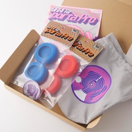 YAXI EARPADS for Koss PORTAPRO 2Pairs+Pouch ((Red+Blue)+Pouch)