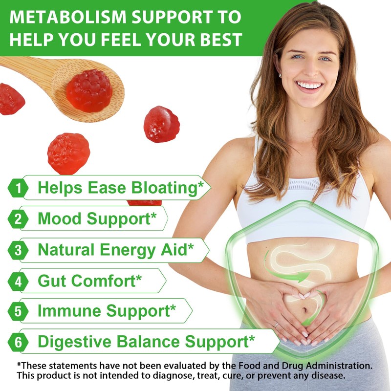 Berberine Gummies with Ceylon Cinnmon, Berberine Supplement for Digestive Health,