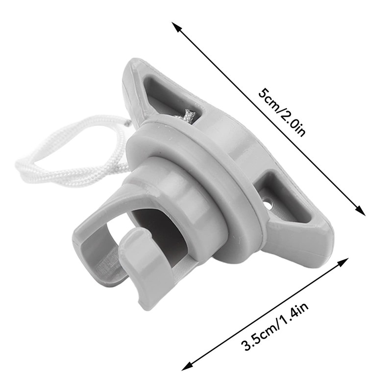 Tbest Inflatable Boat Air Plug, 3-Piece Inflatable Boat Valve, Professional