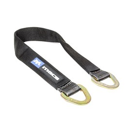 Mac Tie Downs 121736 Black 36" x 2" Axle Strap with Delta Ring and Protective Sleeve - 10,000 lb Load Capacity