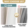 H.VERSAILTEX Linen Blackout Curtain Durable Thick Textured Linen Look 100%