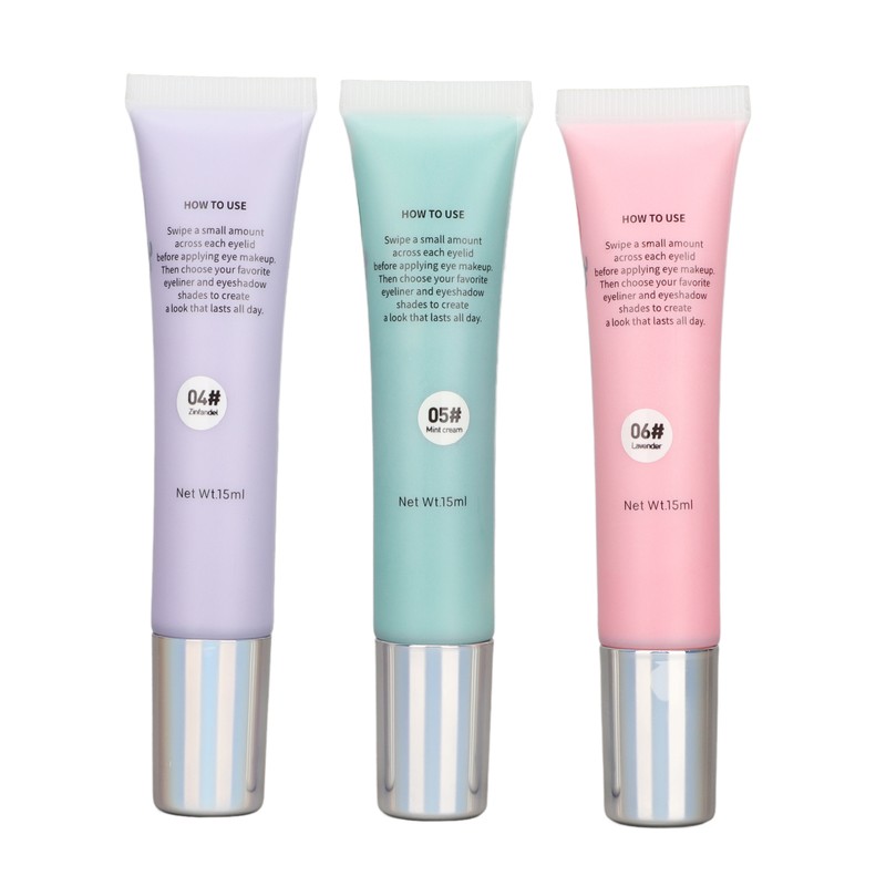 3pcs Eyeshadow Primer Professional Long Lasting Lightweight Waterproof Eyeshadow Base