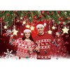 LIVUCEE 7x5FT Christmas Red Winter Snowflake Background Photography Backdrop New