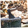 WOONEKY Wooden Hatchet Handle Replacement Short Axe Handle for Mini