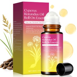 MUREND Natural Cyperus Rotundus Oil for Hair removal 60ml, Hair Removal Oil for Slow Body Hair Growth, Reduces Unwanted Hair Growth for Women & Men, Soothes Skin & Minimizes Pores for All Skin Types