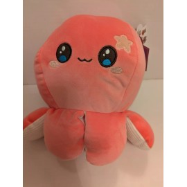 Cuddle Crew Stuffed Animal -Pink Octopus ( 6 legs ) Plush New with tag