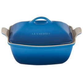 Le Creuset Heritage Stoneware Deep Baker with Lid, 4.5 qt., Marseille