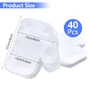 40 Pieces Microfiber Dusting Cloths Gloves, Dust Wipes, Feather Dusters,