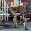Wooden Whale Tail Decor, Decorative Nautical Whale Rustic Ocean Sea