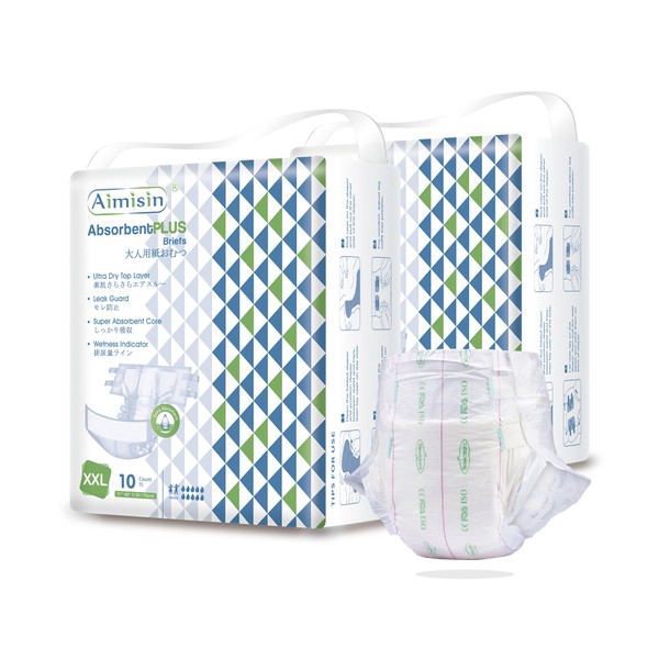 Aimisin Adult Super Absorbency Diaper, 2X-Large (51"-66") - 20 Count,