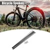 QUARKZMAN 12 Pcs 14G J Curve 286mm Spokes with Nipples