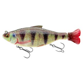 Savage Gear 3D Hard Pulsetail Roach – Ultra-Realistic Freshwater & Predator Fishing Swimbait, Long-Casting Hard Bait with Lifelike Roach Design, Pulsing Tail Action, Firetiger 13.5cm