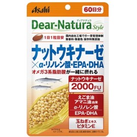 【60日分x2個】ディアナチュラ ナットウキナーゼ×α-リノレン酸・EPA・DHA