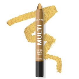 Wet n Wild Color Icon Multi-Stick Gold Keep Diggin’ – Lápiz Multifuncional en Tonalidad Dorada para Ojos, Labios y Rostro, Alta Pigmentación, Acabado 