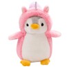 TASINO Penguin Plush Toy for Kids 20cm Cute (Pink)
