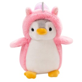 TASINO Penguin Plush Toy for Kids 20cm Cute (Pink)