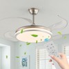 YIHANTLZ Smart Ceiling Fan Light with Remote, 36W LED 3