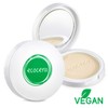 ECOCERA Compact Powder Banana Transparent Face Powder Hypoallergenic Natural Vegan