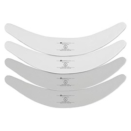 More of Me to Love Organic Cotton Tummy Liner 4-Pack (2 x Pearl White and 2 x Stone Gray) (Large)