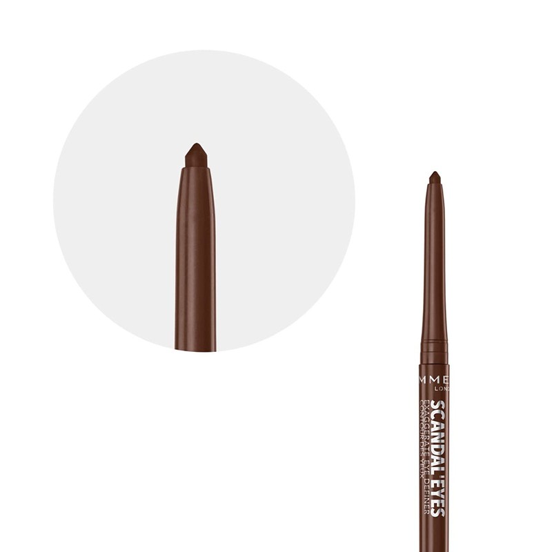 Rimmel Scandaleyes Automatic Eyeliner Brown, 0.35 gm (Pack of 1)