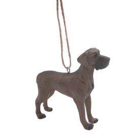 Sleek Weimaraner Hanging Christmas Ornament, Unique Hanging Dog Ornament, Gift for Dog Lovers, 3.25 Inches