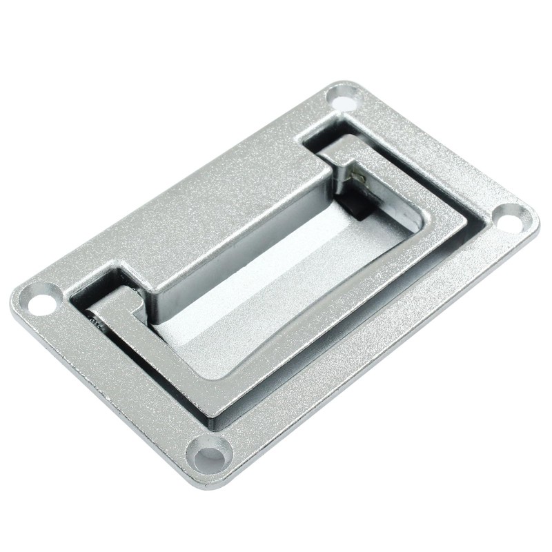 Zorfeter Silver Recessed Pull Handles with Mount Screws, Hatches Pull
