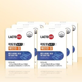 Chong Kun Dang Health Lactopit Solution 2 Sensitive Intestinal 400mg x 30 capsules x 6 iuy - Basic / 종근당건강 락토핏 솔루션 2 예민한 장 400mg x 30캡슐 x 6개  iuy - 기본