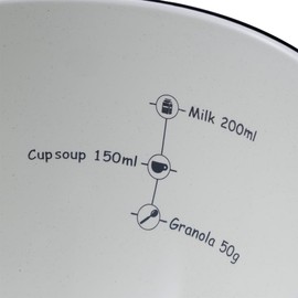 CAINZ HAJIKU Bordeaux Granola Soup Cup 5.7 x 4.7 x 2.6 inches (14.5 x 12 x 6.5 cm)