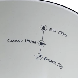 CAINZ HAJIKU Bordeaux Granola Soup Cup 5.7 x 4.7 x 2.6 inches (14.5 x 12 x 6.5 cm)