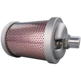 X05 Air Compressor Muffler 1/2" NPT Male,Single Chamber 145 PSI exhaust muffler, used for replacing parts of air compressors, compressor dryers, compressed air equipment, and systems (1)