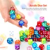 EXCEART 100pcs Bar Dice Drinking Game Dice Small Dice Mtg