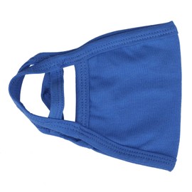 Kids Face Mask Reusable Washable Face Cover for Kids 2 Layer Cotton Face Mask Anti Pollution Royal Blue 14cm x 10cm 2 Pack