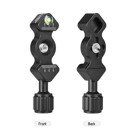 Andoer FC-SK25 Universal Aluminum Alloy Quick Release Clamp Tripod Clamp Knob-Type 1/4" & 3/8" Screw Hole for RSS Arca-Swiss Kirk Marking Benro Sirui SUNWAYFOTO Photo Clam Quick Release Plate and Other Support Accessories
