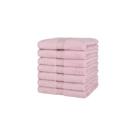 Nanairo Swallow Towels, Face Towels, Set of 7, 100% Cotton, Organic, Made in Japan, Senshu, Long-established Towel Maker, Founded in 1887, Plain, Absorbent, Babies, Sensitive Skin, Murasakiiro