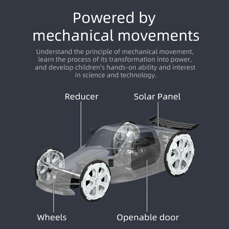 Solar Toys Car Kits for Children Kids Science Education Self