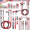 Peakelect 28PCS Multimeter Test Leads Kit Alligator Clip Test Hook