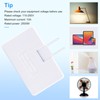 3 Pack AC Flat Wall Outlet Extender Flat Plug Adapter