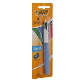 Bic 4 Colours Original Retractable Ballpoint Pen with 1.0mm Point, Blister Pack of 1